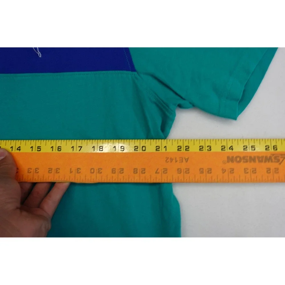 PUMA Golf Polo Mens XL Green Colorblock Shirt Moisture Wicking Short Sleeve